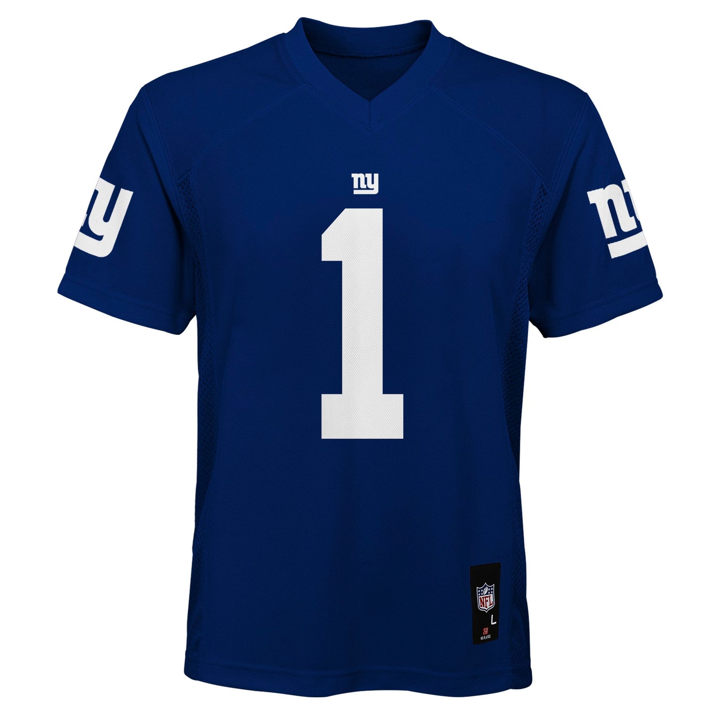 Youth New York Giants Malik Nabers Royal Blue Mid-Tier Player Jersey - Pro Jersey Sports