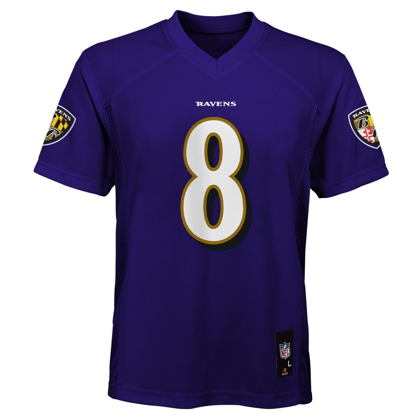 Youth Lamar Jackson Baltimore Ravens Purple Mid Tier Player Jersey