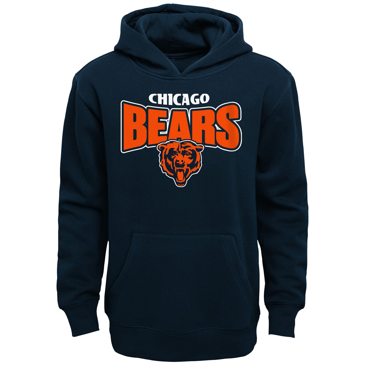 Youth Chicago Bears Navy Draft Pick Pullover Hoodie