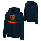 Youth Chicago Bears Navy NFL Combine Streak Fleece Pullover Hoodie - Pro Jersey Sports