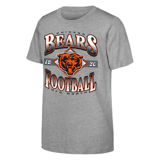 Youth Chicago Bears Of Days Past Grey T-Shirt