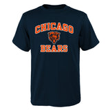 Kids Chicago Bears Heart And Soul Navy Child Short Sleeve Tee - Pro Jersey Sports