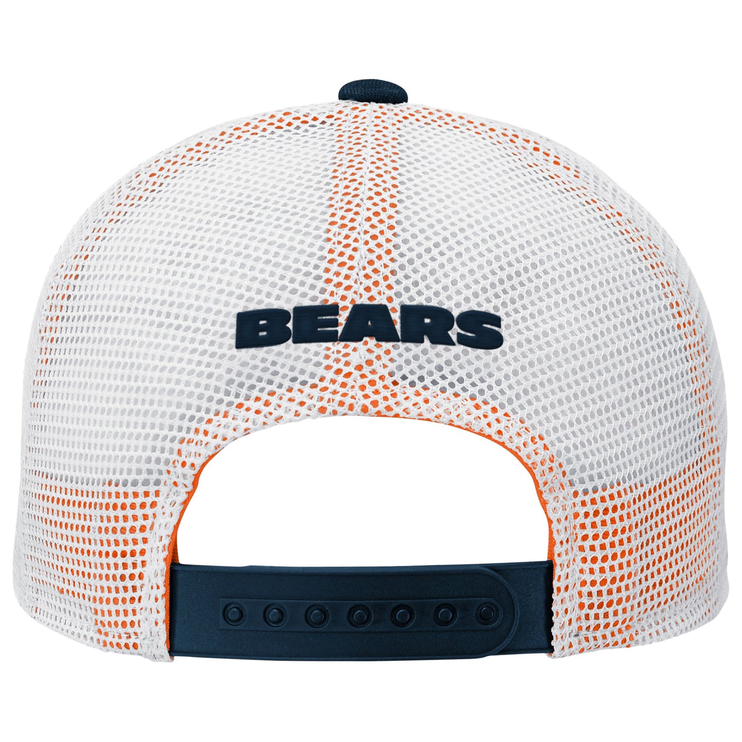 Youth Chicago Bears Navy Core Lock-Up Pre-Curved Snapback Hat