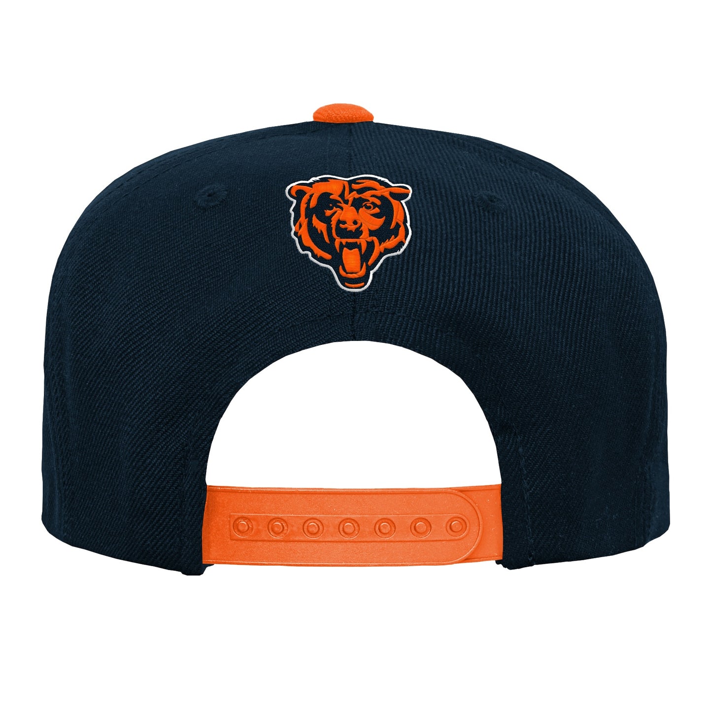 Youth Chicago Bears Navy Flat Bill Snapback Hat