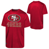 Youth San Francisco 49ers NFL Combine Red Spike Speed Tee - Pro Jersey Sports
