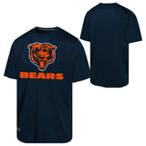 Mens Chicago Bears NFL Combine Navy Spike Speed Tee - Pro Jersey Sports