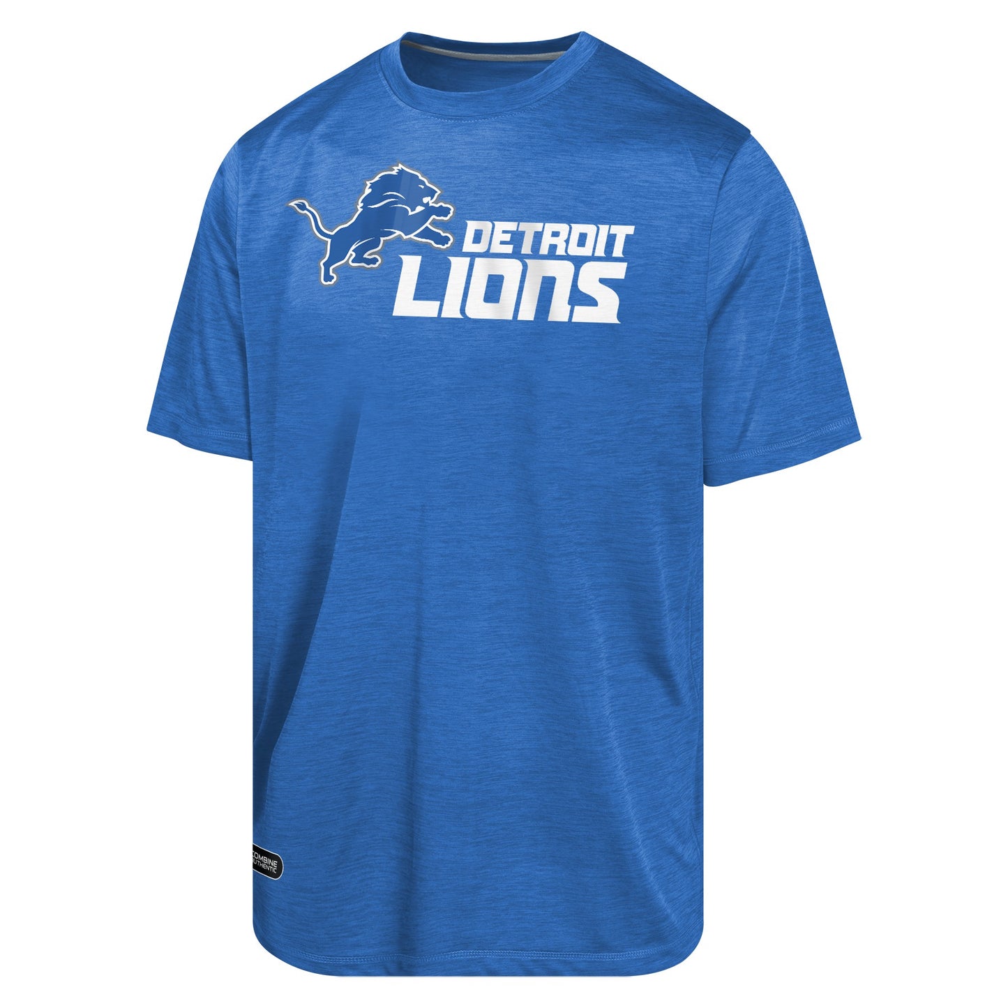 Mens Detroit Lions NFL Combine Blue Spike Speed Tee