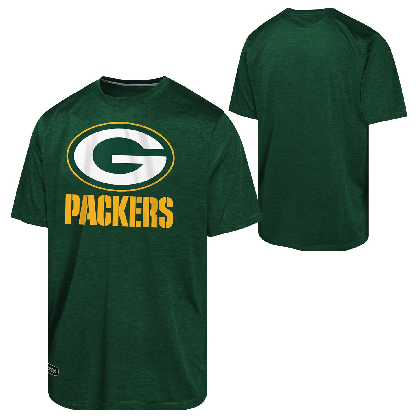 Mens Green Bay Packers NFL Combine Green Spike Speed Tee