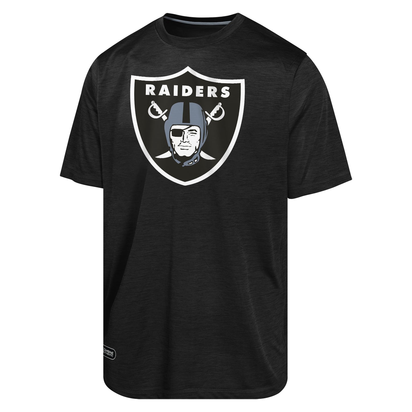 Mens Las Vegas Raiders NFL Combine Black Spike Speed Tee