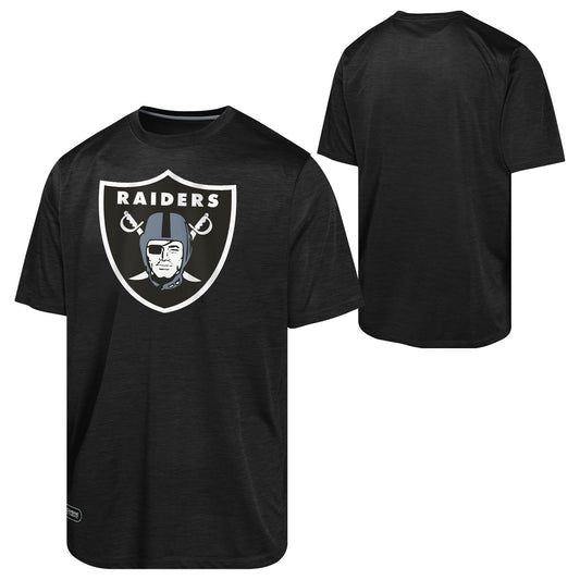 Mens Las Vegas Raiders NFL Combine Black Spike Speed Tee