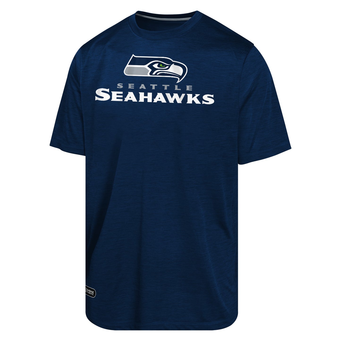 Mens Seattle Seahawks NFL Combine Navy Spike Speed Tee