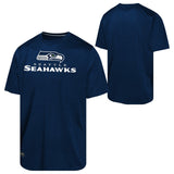 Mens Seattle Seahawks NFL Combine Navy Spike Speed Tee - Pro Jersey Sports