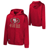 Youth San Francisco 49ers Red NFL Combine Performance Pullover Hoodie - Pro Jersey Sports
