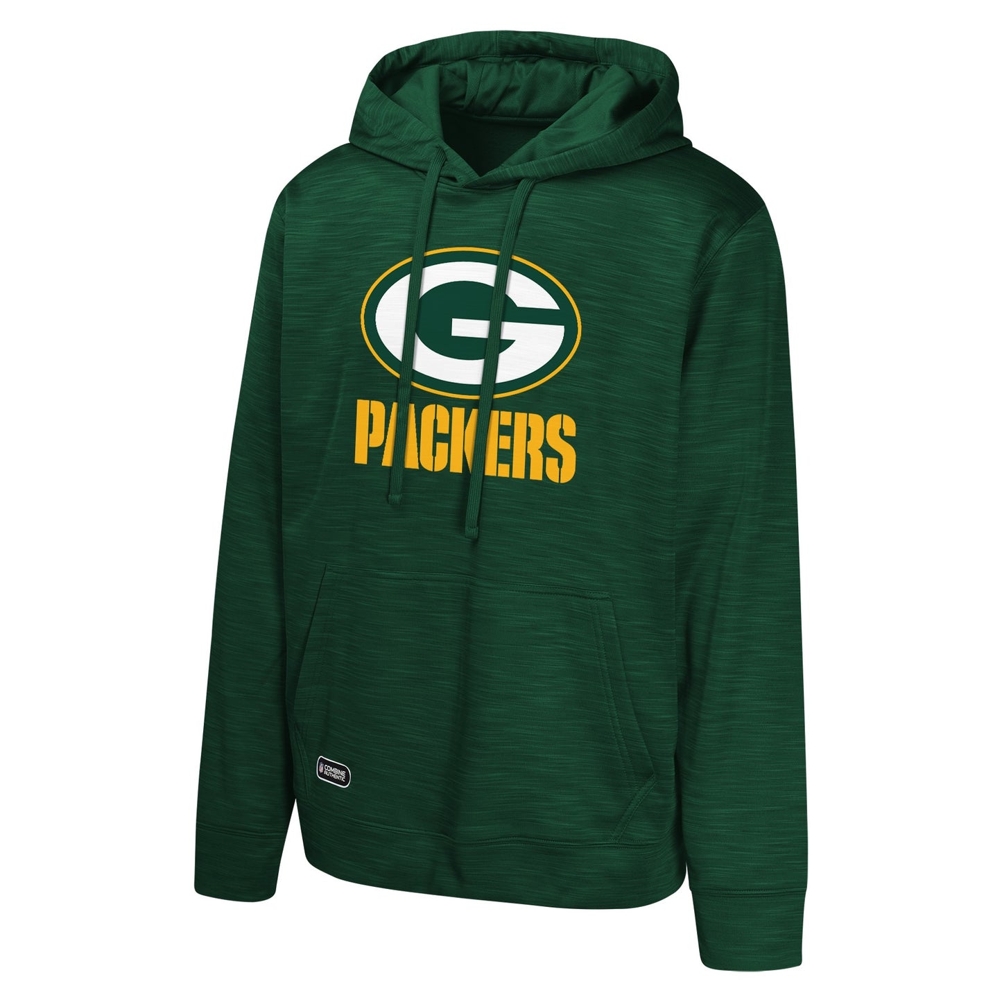 Men's Green Bay Packers Green NFL Position One Combine Performance Pullover Hoodie