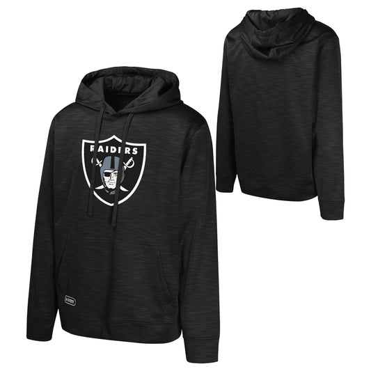 Men's Las Vegas Raiders Black NFL Position One Combine Performance Pullover Hoodie