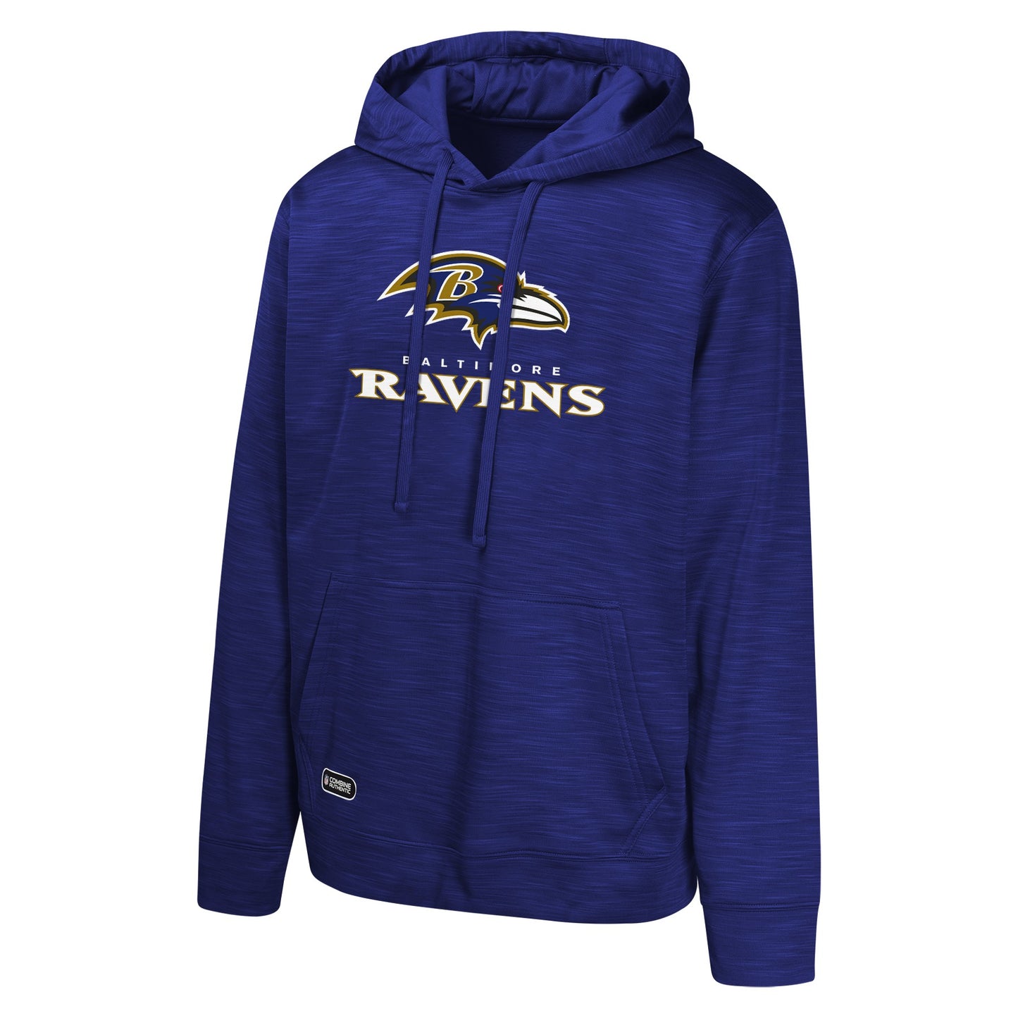 Men's Baltimore Ravens Purple NFL Combine Performance Pullover Hoodie