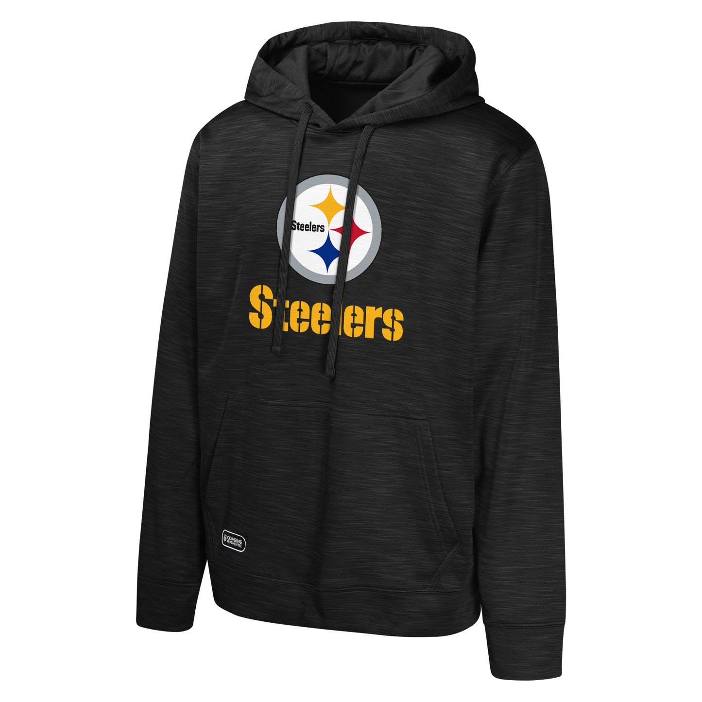 Men's Pitttsburgh Steelers Black NFL Position One Combine Performance Pullover Hoodie