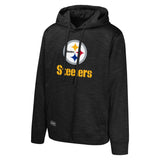 Men's Pitttsburgh Steelers Black NFL Position One Combine Performance Pullover Hoodie - Pro Jersey Sports