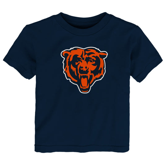 Kids Chicago Bears Child Navy Primary Logo Tee