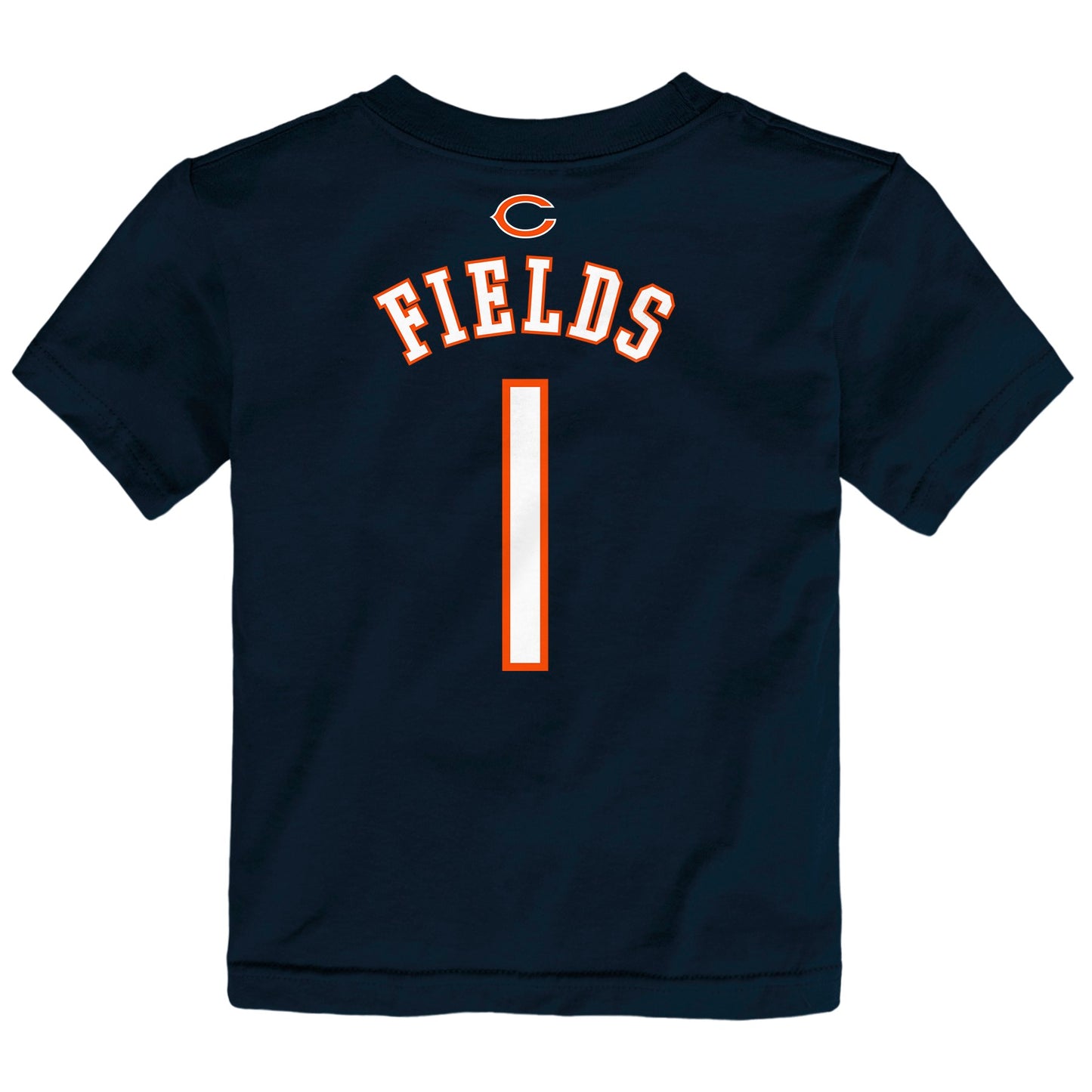 Infant Justin Fields Chicago Bears Navy Mainliner Name And Number Shirt