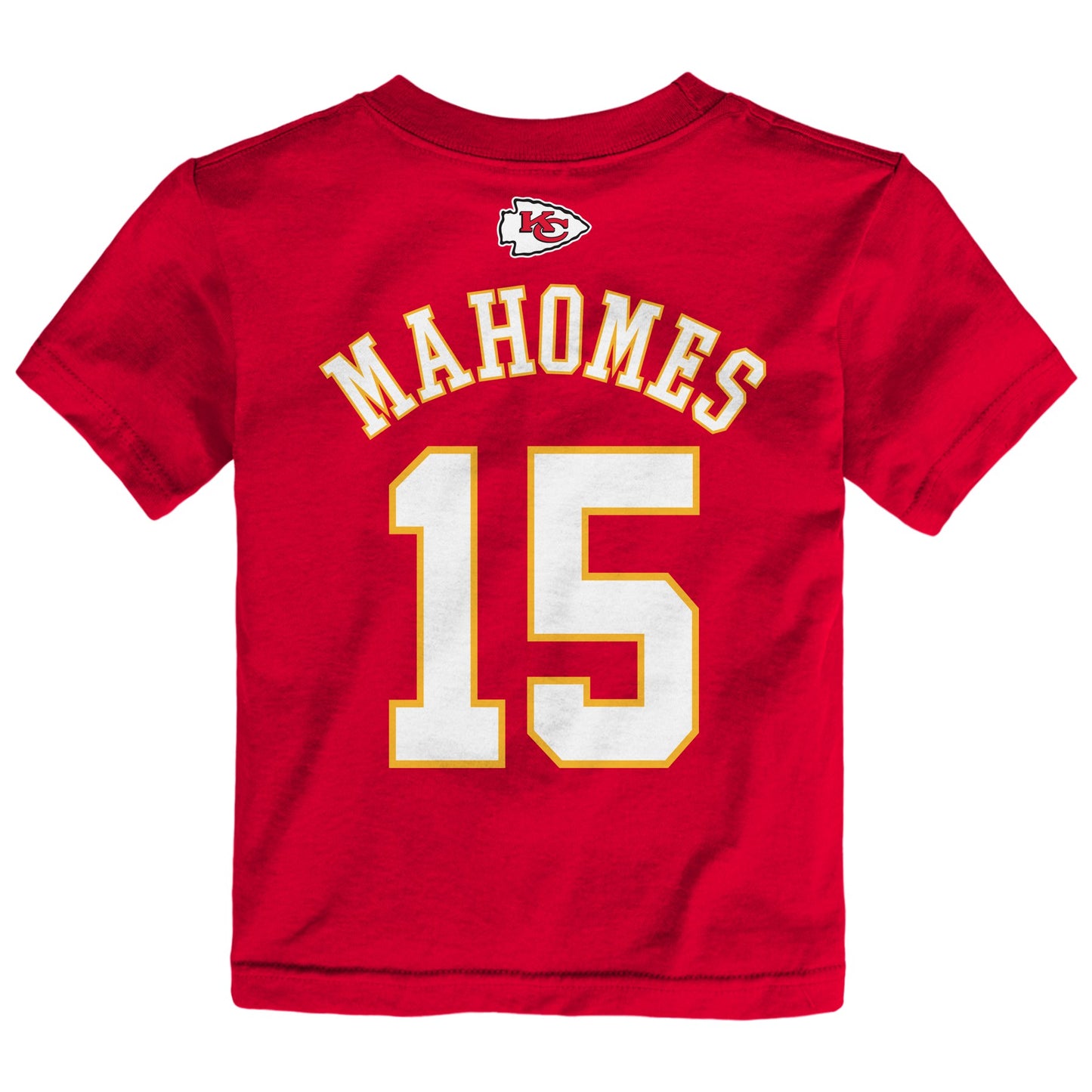 Toddler Patrick Mahomes Kansas City Chiefs Red Mainliner Player Name and Number Shirt