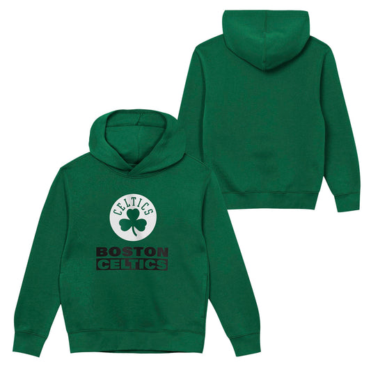 Boston Celtics Youth Back to Basics Gold Hoodie - Pro Jersey Sports