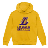 Los Angeles Lakers Youth Back to Basics Gold Hoodie - Pro Jersey Sports
