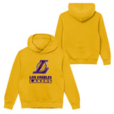 Los Angeles Lakers Youth Back to Basics Gold Hoodie - Pro Jersey Sports