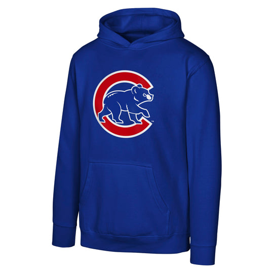 Chicago Cubs MLB Youth Royal Blue Fleece Performance Hoodie