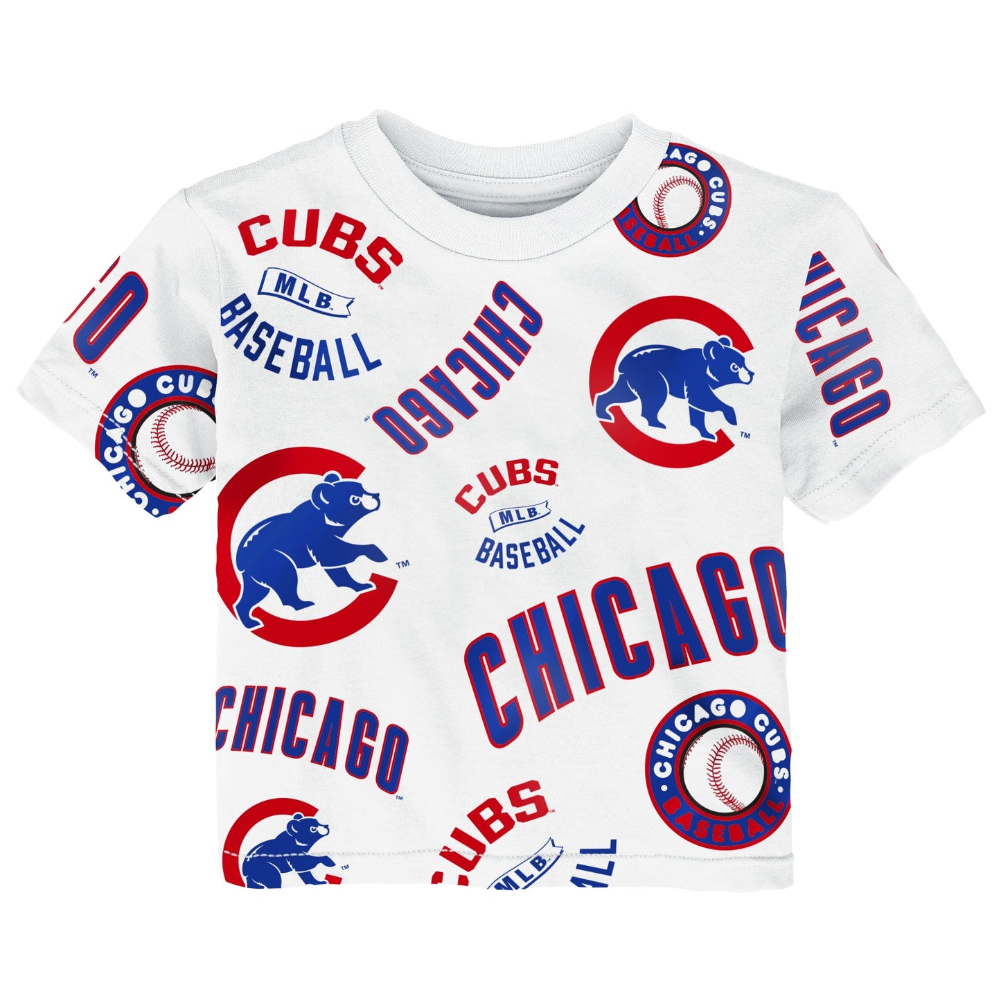 Infant Chicago Cubs Run Down Short Sleeve Tee