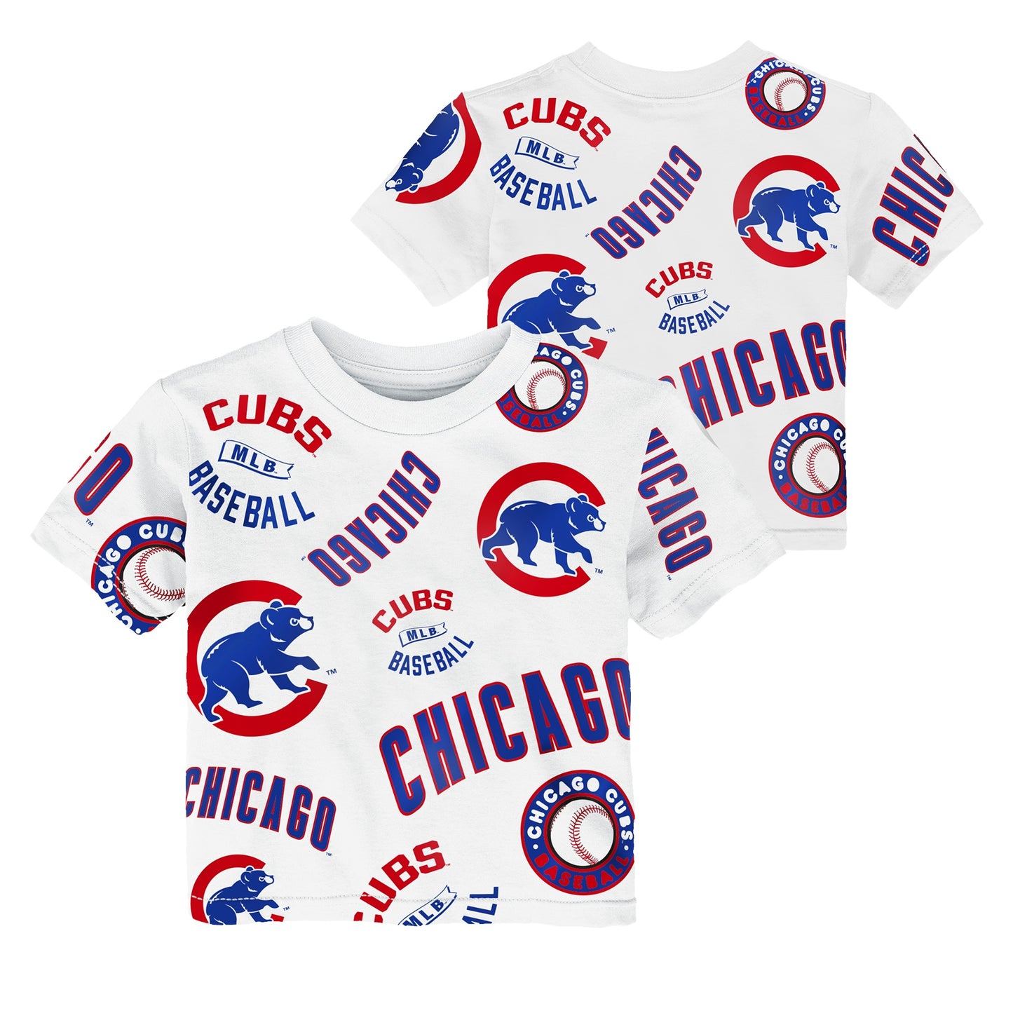 Infant Chicago Cubs Run Down Short Sleeve Tee