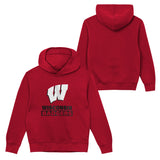 Wisconsin Bagers Youth Back to Basics Red Hoodie - Pro Jersey Sports