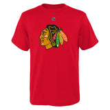 Kids Chicago Blackhawks Connor Bedard Red NHL Child Player Name & Number T-Shirt - Pro Jersey Sports
