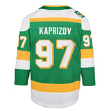 Youth Kirill Kaprizov Minnesota Wild Green Alternate Premier Jersey - Pro Jersey Sports