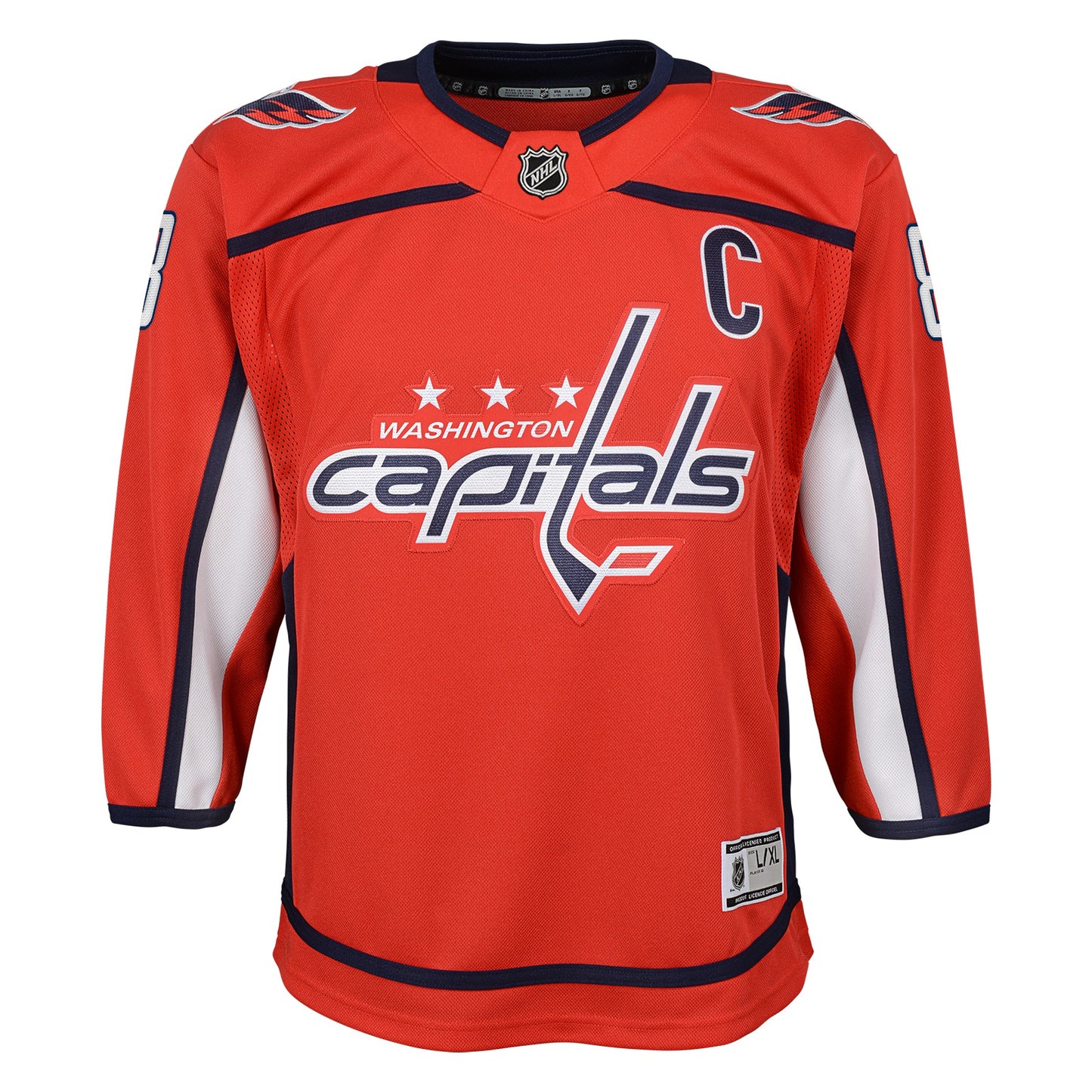Youth Alex Ovechkin Washington Capitals Home Red Premier Jersey