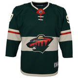 Youth Kirill Kaprizov Minnesota Wild Green Home Premier Jersey - Pro Jersey Sports