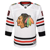 Youth Connor Bedard Chicago Blackhawks White Road NHL Premier Jersey - Pro Jersey Sports