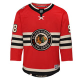 Youth Chicago Blackhawks Connor Bedard Red 2025 NHL Winter Classic Premier Player Jersey - Pro Jersey Sports