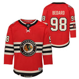 Youth Chicago Blackhawks Connor Bedard Red 2025 NHL Winter Classic Premier Player Jersey - Pro Jersey Sports