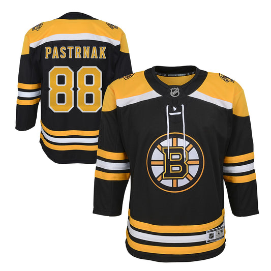 Youth Boston Bruins David Pastrnak Black Home Premier Jersey