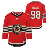 Toddler Chicago Blackhawks Connor Bedard Red 2025 NHL Winter Classic Premier Player Jersey - Pro Jersey Sports