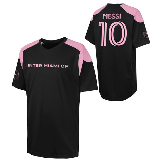 Youth Inter Miami CF Lionel Messi Black Fashion Jersey Top - Pro Jersey Sports