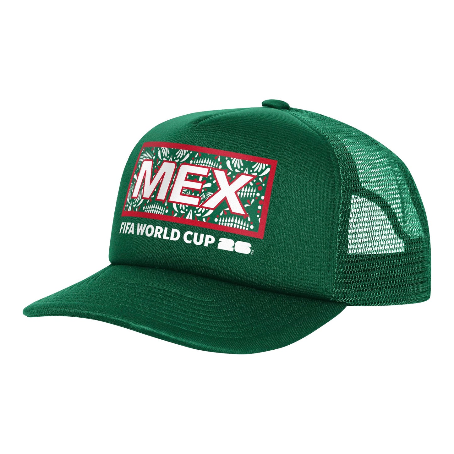 Team Mexico 2026 FIFA World Cup Green Trucker Adjustable Hat