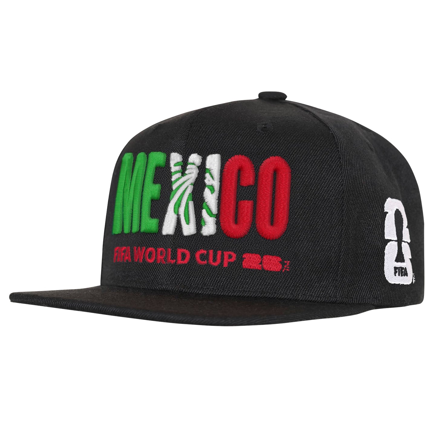 Team Mexico 2026 FIFA World Cup Black Snapback Adjustable Hat