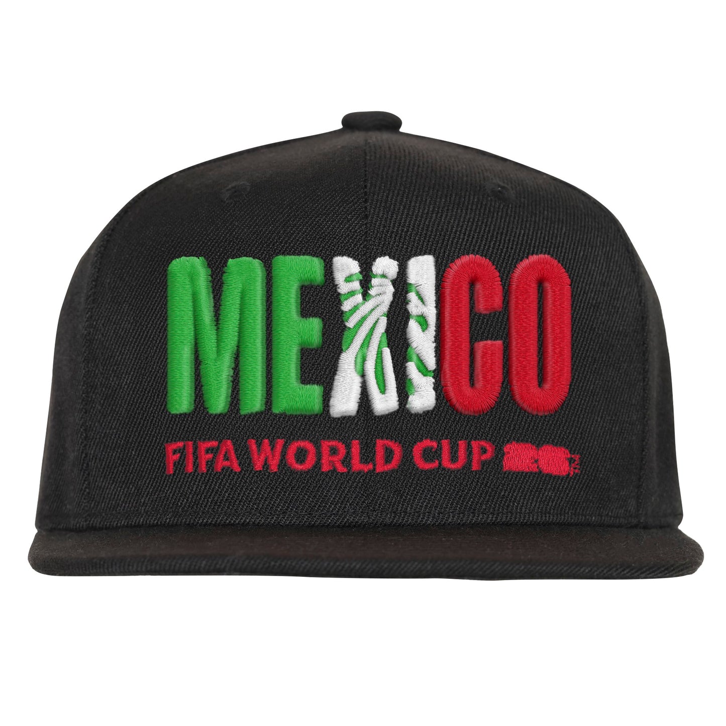 Team Mexico 2026 FIFA World Cup Black Snapback Adjustable Hat