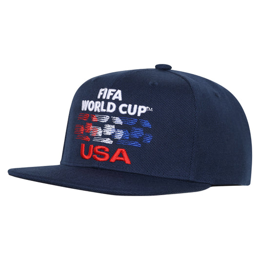 Team USA 2026 FIFA World Cup Navy Flat Bill Snapback Adjustable Hat