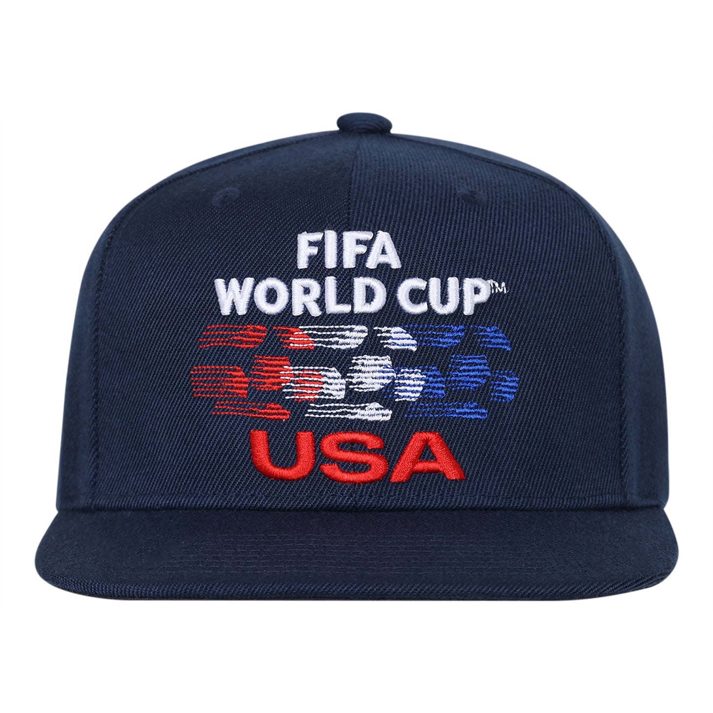 Team USA 2026 FIFA World Cup Navy Flat Bill Snapback Adjustable Hat