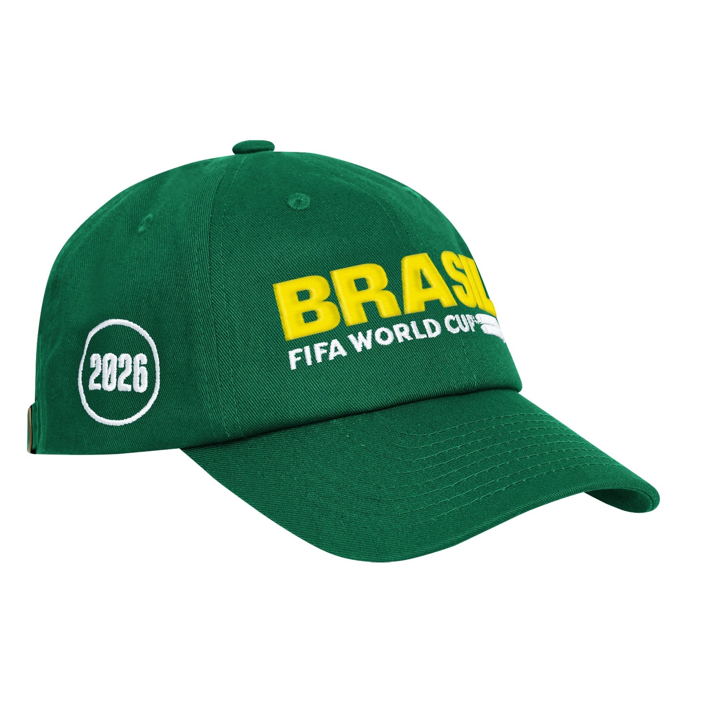 Team Brazil 2026 FIFA World Cup Green Unconstructed Adjustable Hat