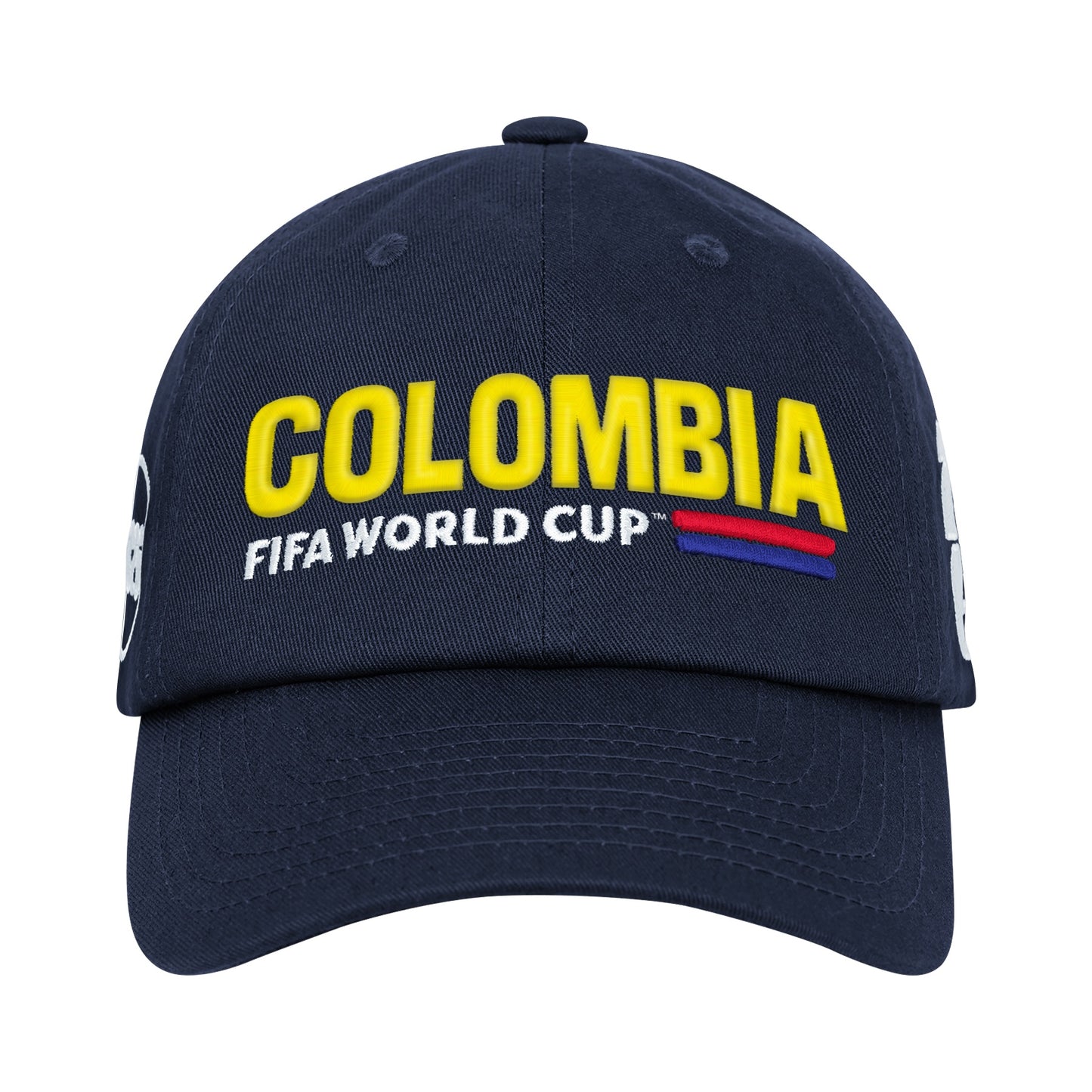 Colombia 2026 FIFA World Cup Navy Unconstructed Adjustable Hat