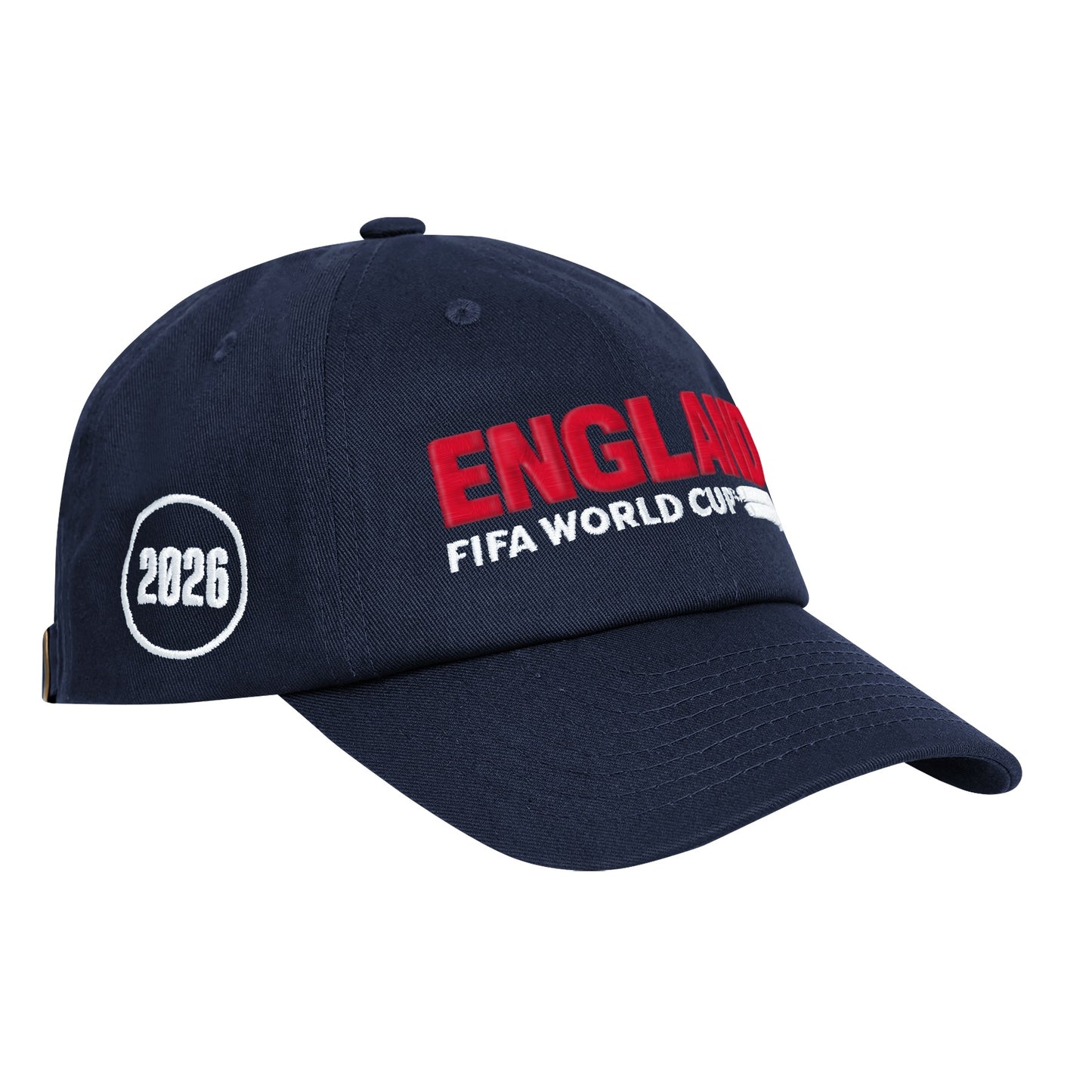 England 2026 FIFA World Cup Navy Unconstructed Adjustable Hat